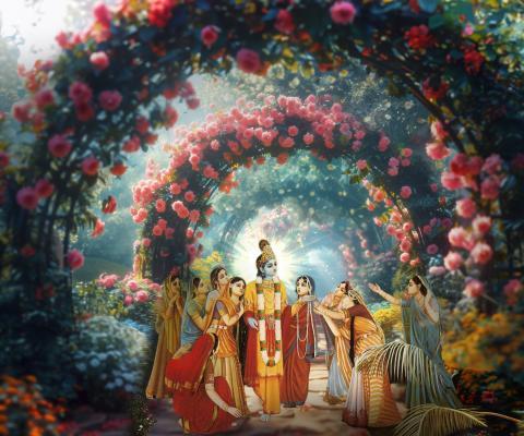 राधे ब्रज जन मन सुखकारी (श्री राधा-कृष्ण भजन) लिरिक्स | Radhe Braj Jan Man Sukhkari Shri Radha Krishna Bhajan Lyrics - Post Image 2