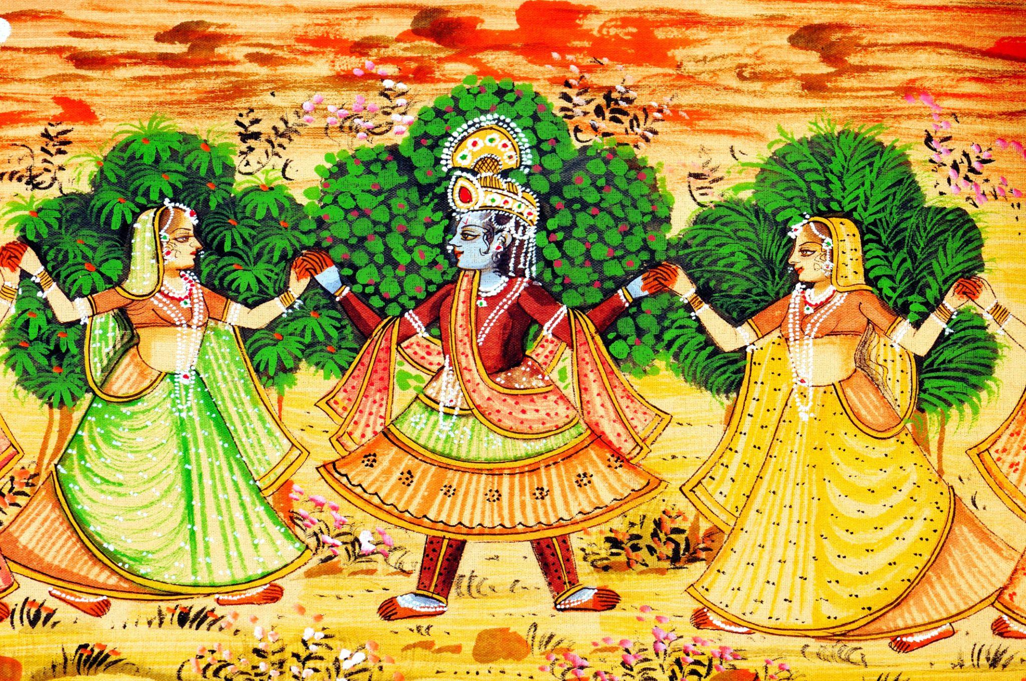 बड़े बन ठन के निकले बिहारी (Bade Ban Than Ke Nikle Bihari) Lyrics in Hindi - Krishna Bhajan
